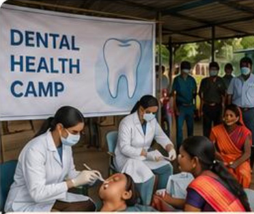 Community dental health camp